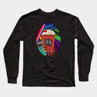 Psychedelic Frappuccino Long Sleeve T-Shirt